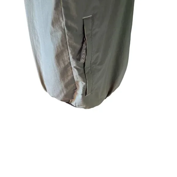 Izod XFG Mens Hooded Windbreaker Jacket L Nylon Olive Green Casual Outerwear - Picture 9 of 11